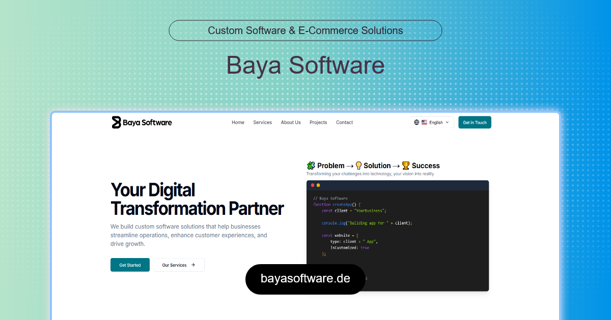 Baya Software | Custom Software Solutions